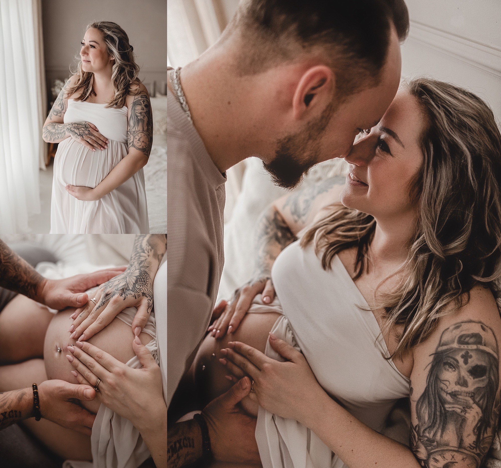 Babybauchshooting im Atelier von Nicole Mühlau Fotografie in Düsseldorf